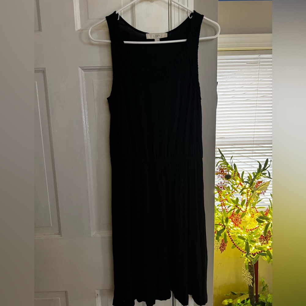 LOFT Black Maxi Dress